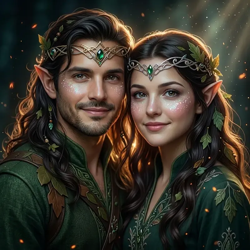 AI photo booth fantasy portrait effect on event guest