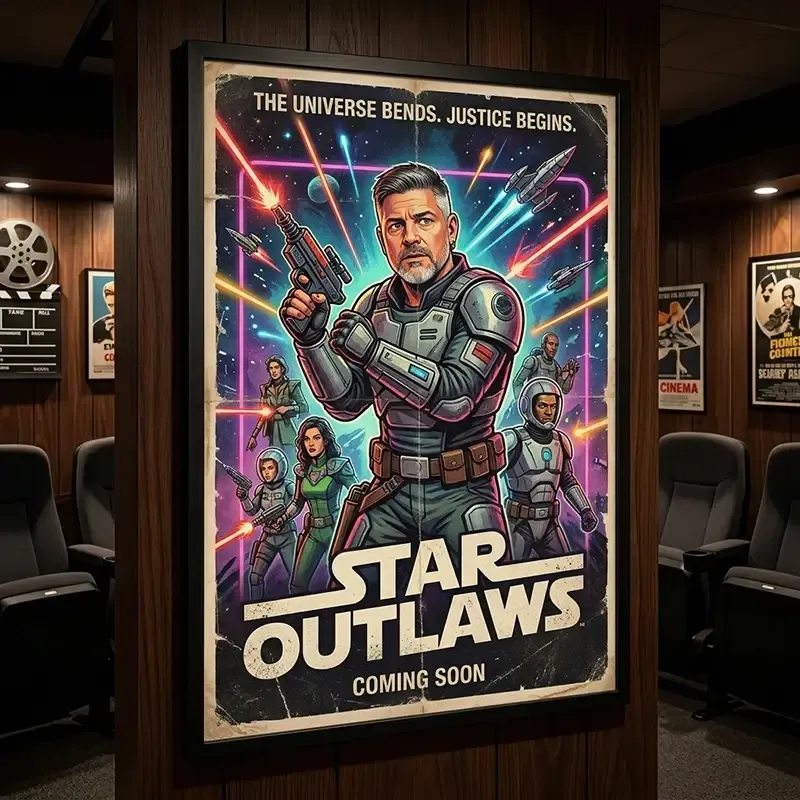 Movie-themed AI photo for a TV or film promotion
