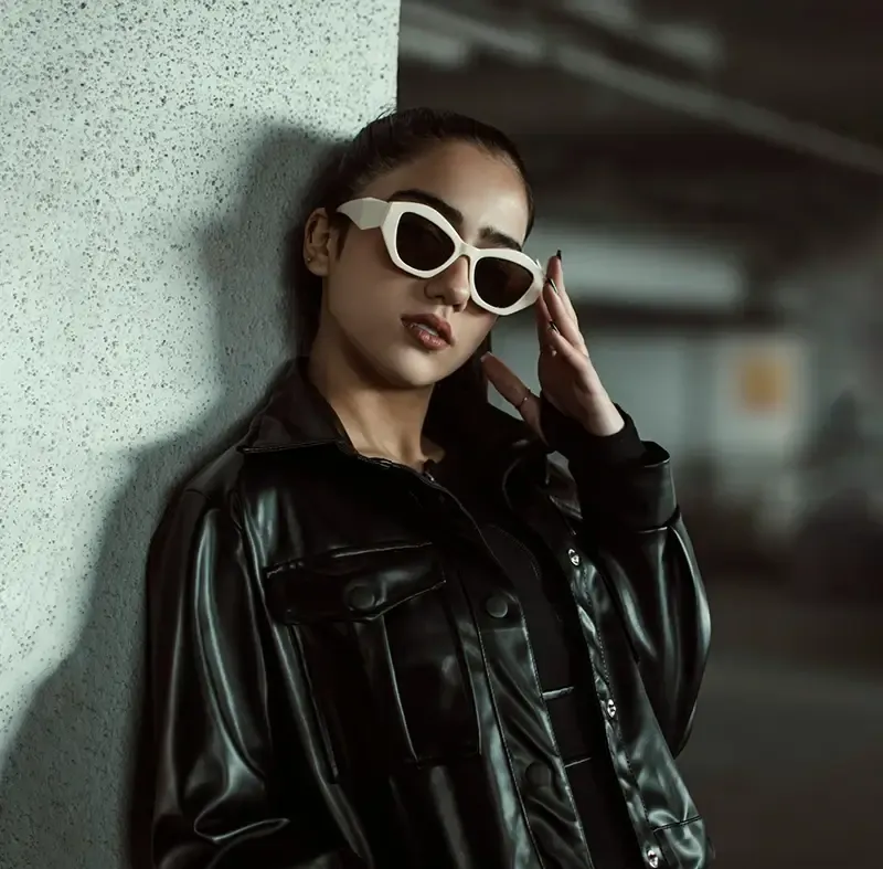 Eyewear product styled with Virtual Booth AI effects