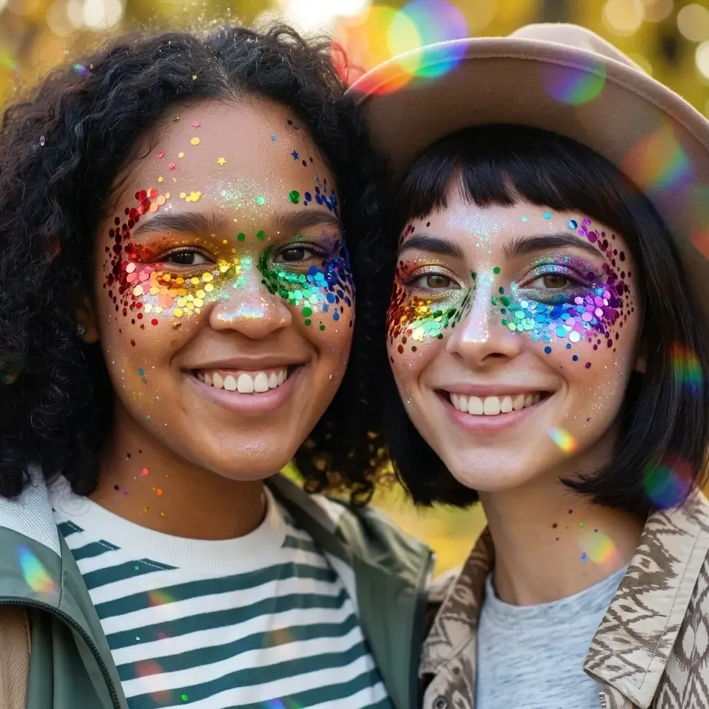 Students celebrating Pride Week on campus