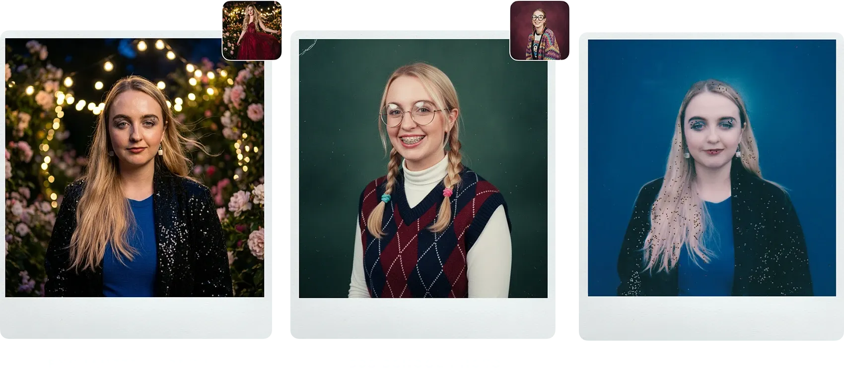 AI-generated photo transformation in the Simple Booth Virtual Booth