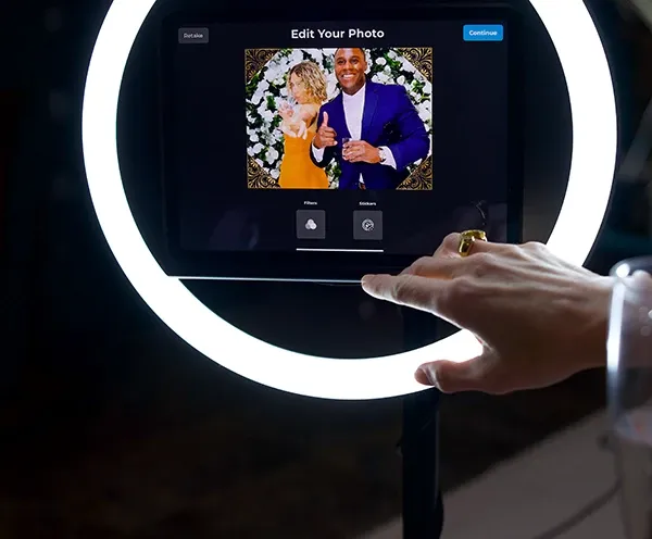 Simple Booth photo booth software running unattended at a live event