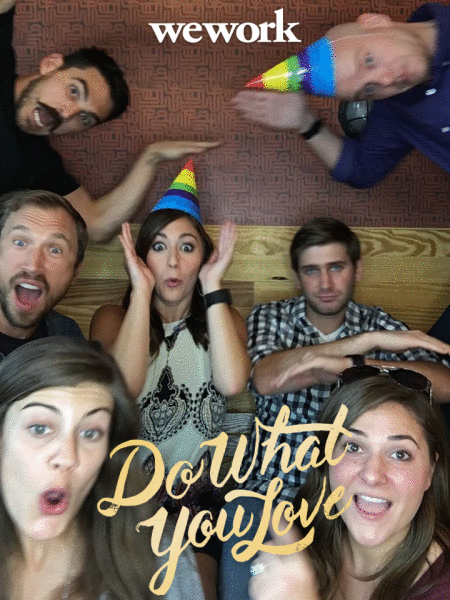 WeWork party HALO photo