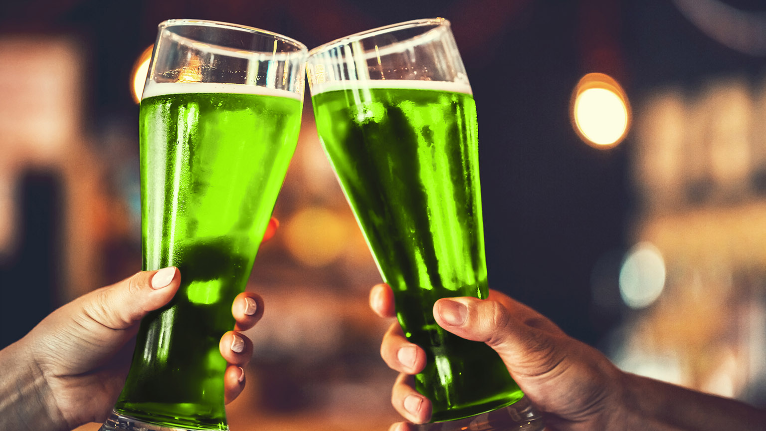 Green Beer Simple Booth