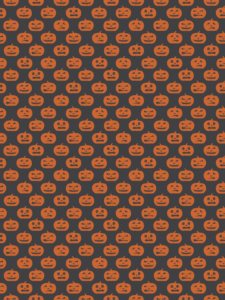 Pumpkin patter for halloween photo booth backdrop 