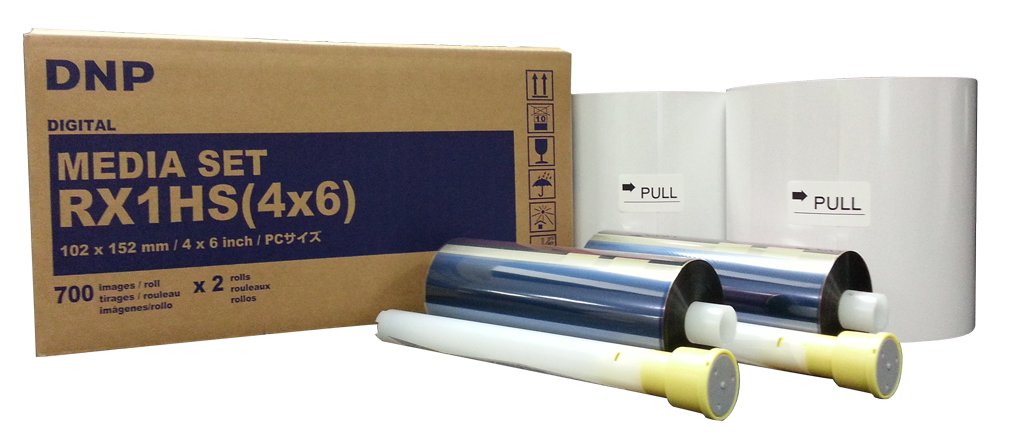 dye sub photo booth printer paper rolls