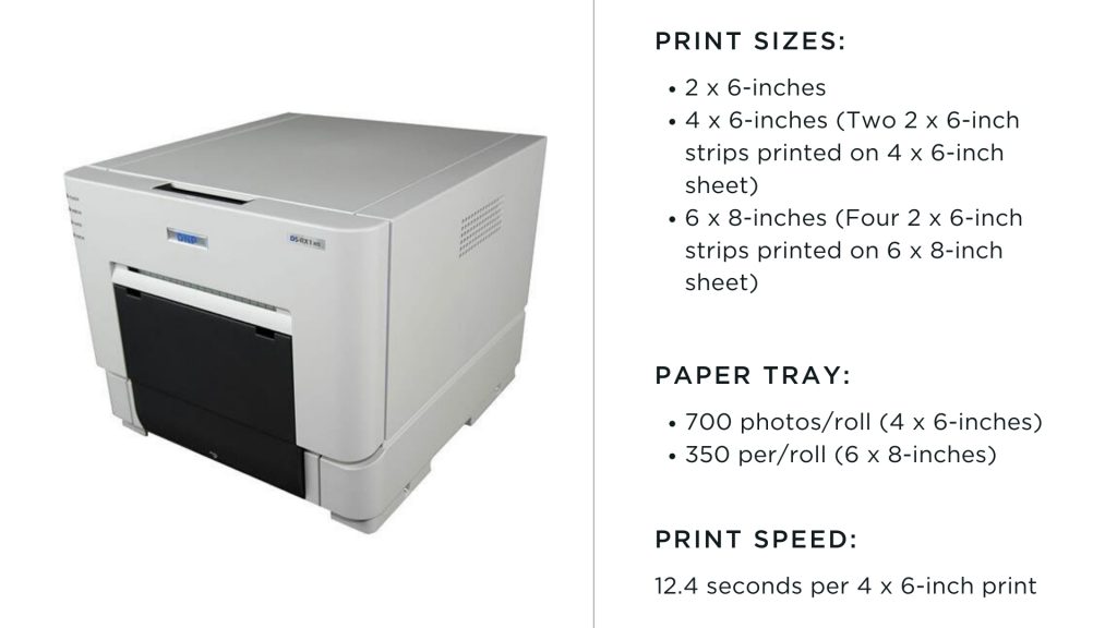 dnp photo booth printer