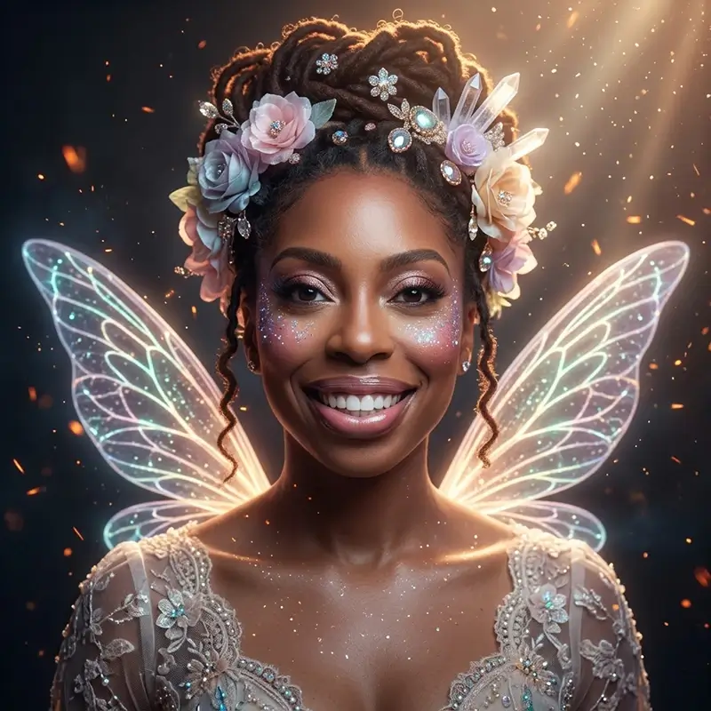 Fairy-themed surreal AI effect