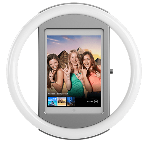 Photo booth background replacement