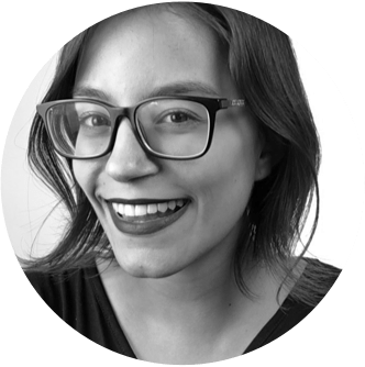 Woman in glasses smiling